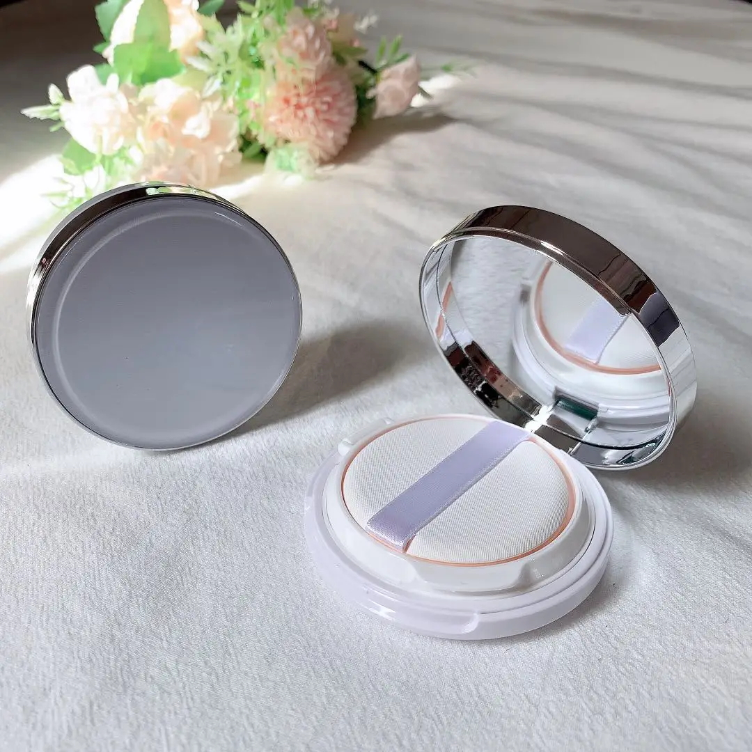 New Style With Sponge Homemade Round Cushion bb Cream Empty Box Concealer cc Cream Air Cushion Case
