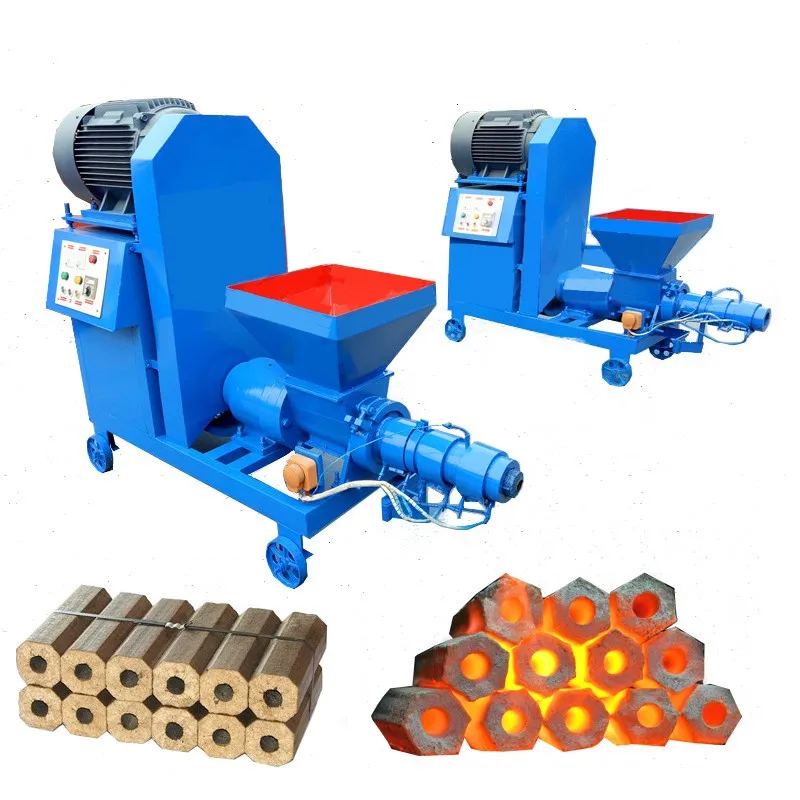 
bamboo wood sawdust charcoal briquette making machine sawdust briquetting press 