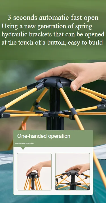 Camping Tent Waterproof Family Dome Tent for Advanced Venting Design, Fit Camp Backpacking Hiking Outdoor, Dark Green