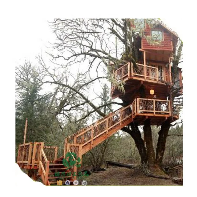 China manufacturer Custom Indoor Fiberglass Trunk Big Artificial tree house outdoor