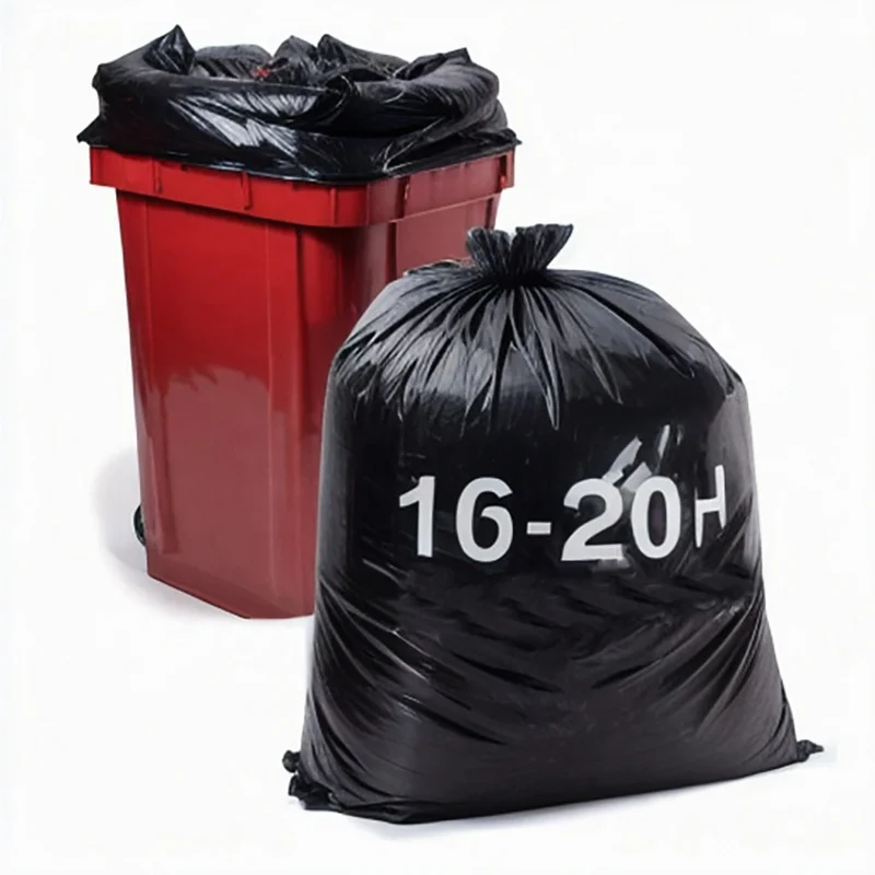 100% biodegradable large trash  presto oxo-biodegradable garbage bag construction rubbish bin heavy duty bags