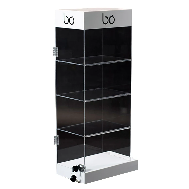 Custom Cigarette Display Case for Cartridges Display Acrylic Display Stand Commercial Sectional Display Furniture Retail Shops