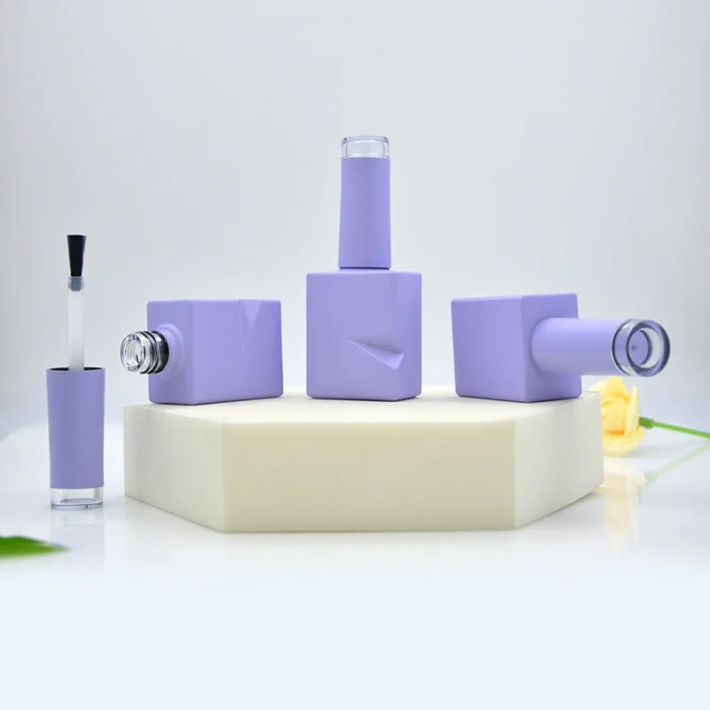 Manufacturers direct sales of new types of various specifications nail polish bottle glass empty bottle with cap brush wholesale