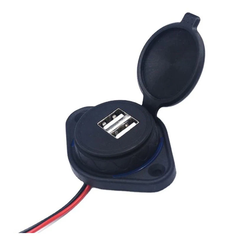 Double USB Port Charger 3.1A 12 Volt USB Socket for 12V - 24V Vehicles