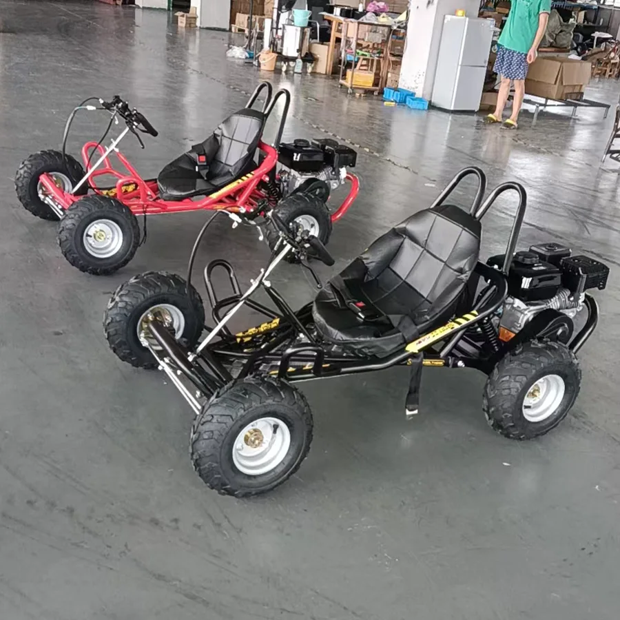 Outdoor exploration 6.5HP 196CC teenagers Stylish four wheel drifting go kart cross buggy