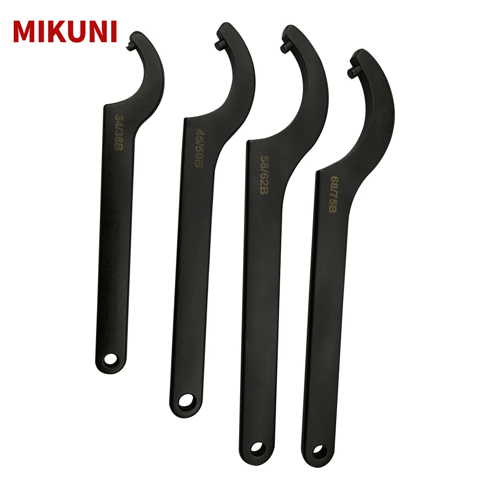 Superior Quality Chrome Vanadium Steel Hook Wrench C Spanner Hook Spanner Wrench