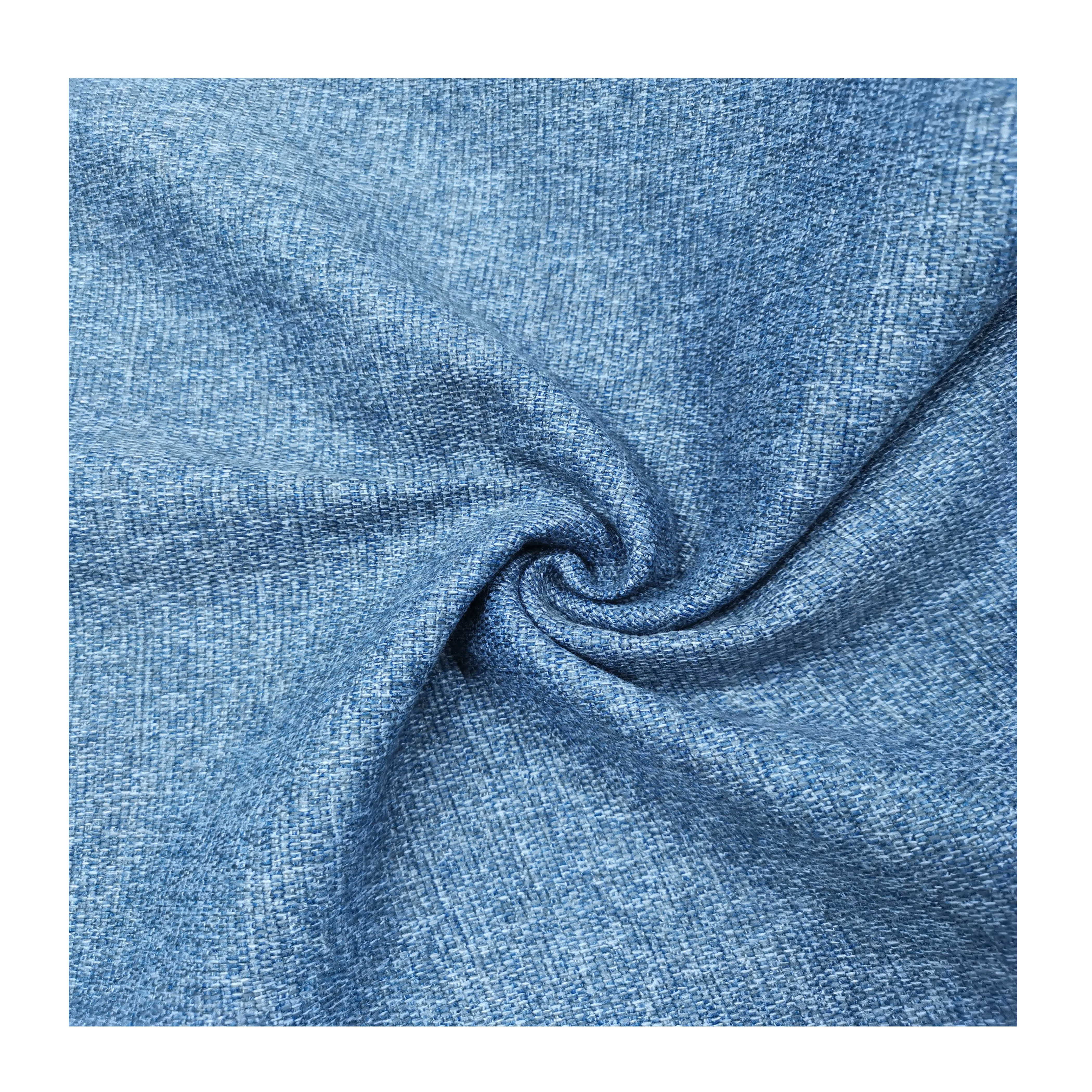 XDR2020 Imitation Linen Sofa Fabric upholstery couch living room sofa fabric 100% Polyester luggage fabric