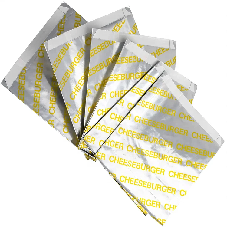 Hot Dog Foil Biodegradable Rotisserie Chicken Bags Paper Carry Doner  Chickend Kebab Chicken Fried Packaging Bag