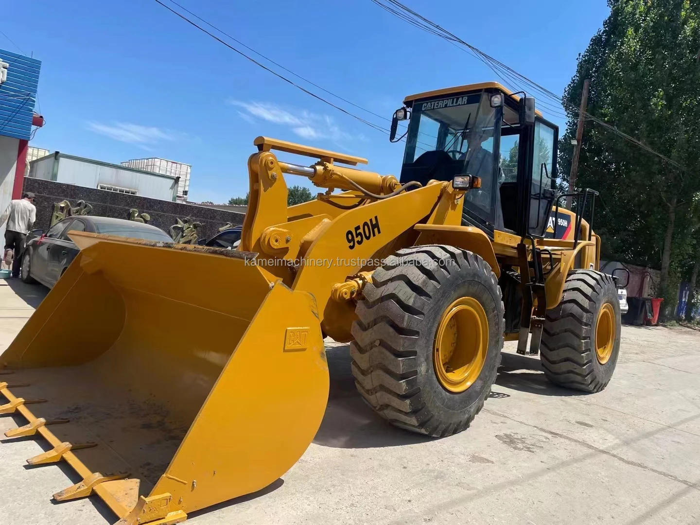 Колесный погрузчик CAT 950h 950g 950gc 988k сделано в Японии оригинальный komatsuu wa420 wa470