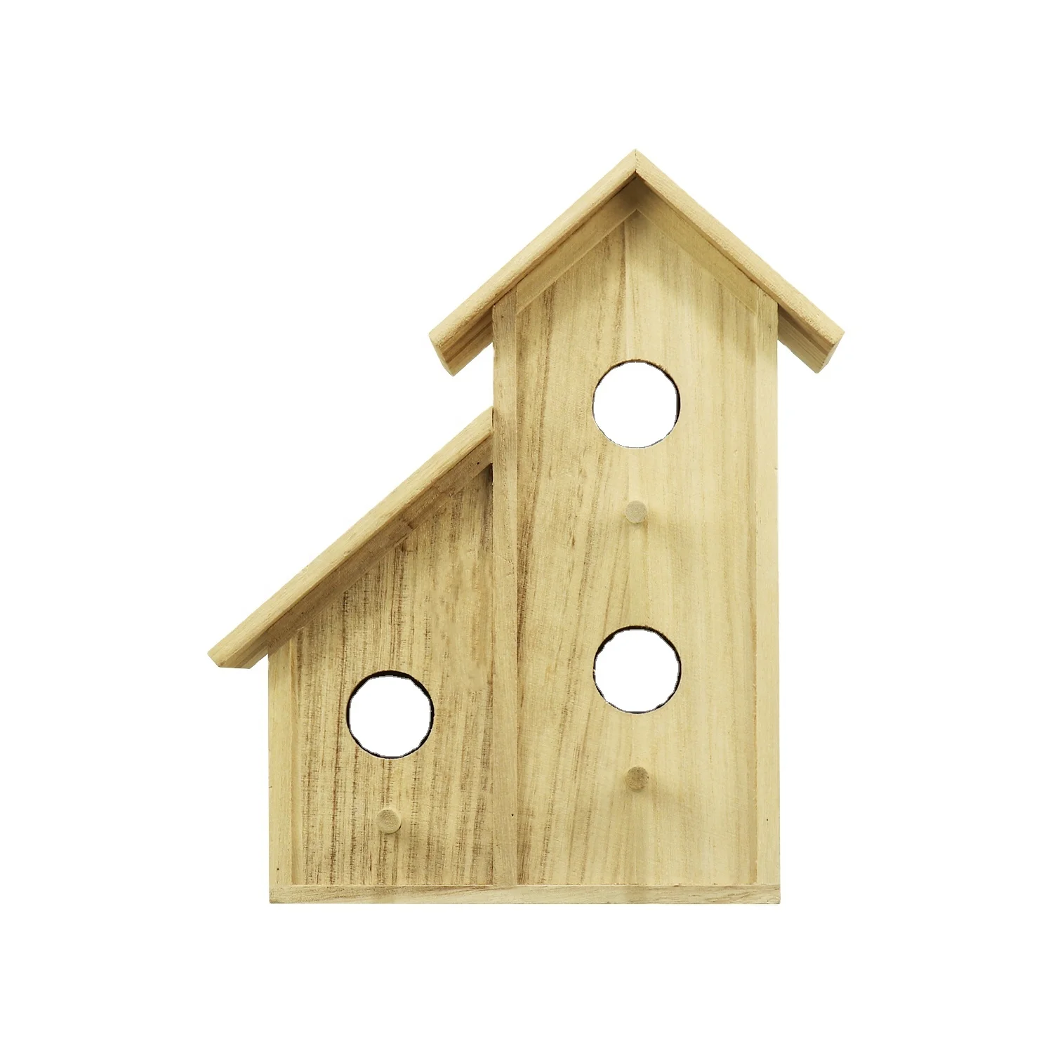 Factory personalised design creative styled luxury wooden bird nests for feeding birds in the garden. Wooden bird nest