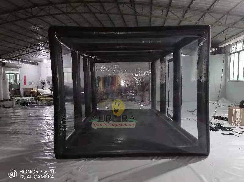 High quality customized inflatable car garage tent for cheap price car wash tent/inflatable hail proof car cover tent