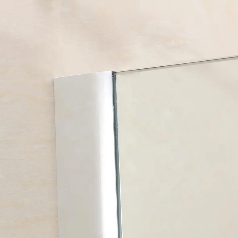 2021 Современные прямые двери для ванной комнаты закаленное стекло настенный экран дешевый душевой