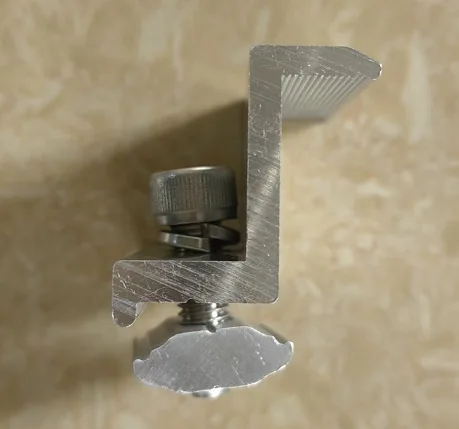 Factory Sale 30mm-50mm SUS304 Adjustable Solar End Clamp System OF Solar PV Dead End Rail Clamp