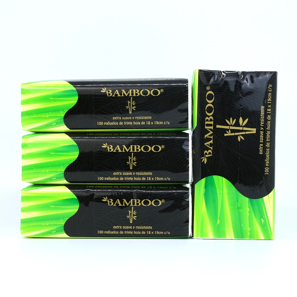 
Bamboo Pulp 3ply Jumbo Roll Disposable 280 Sheets 100% Virgin bamboo toilet tissue paper 