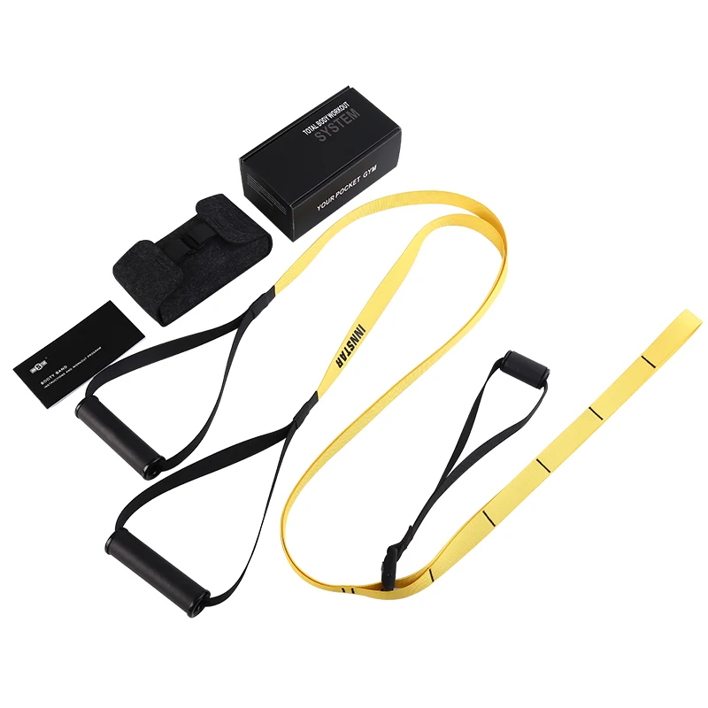 Adjustable Suspension Train Body Weight Belt Indoor Exercise Equipment