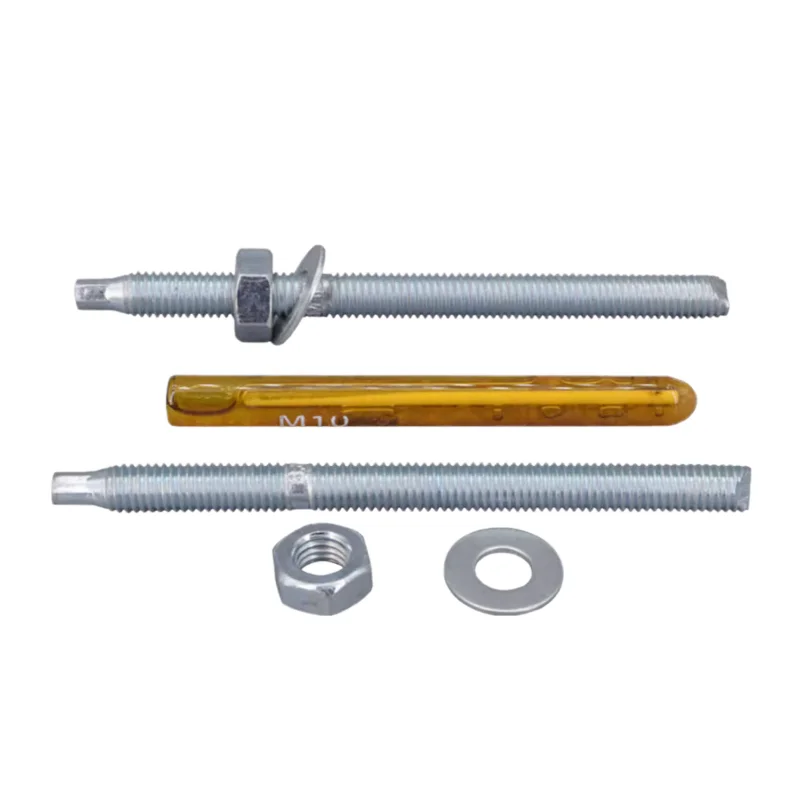 Factory Price epoxy explosive galvanized chemical anchor bolt Capsule Fixing Threaded Rod Expansion Bolt Chemical Anchor Bolts