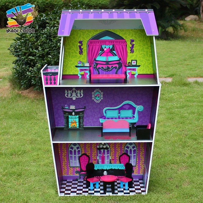 Ready To Ship dollhouse kits wooden furniture toy for role playing W06A140