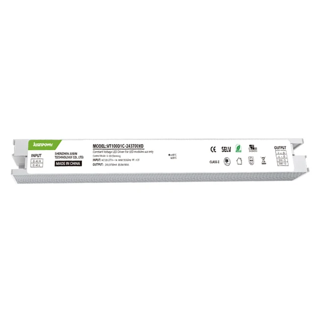 AC120V на DC 24V 50W 100W 2000mA 4000mA 0-10V Компактный источник питания с затемнением