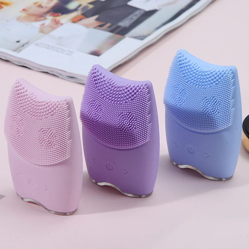 
cleansing face brush electric silicone facial cleansing brush face electric 