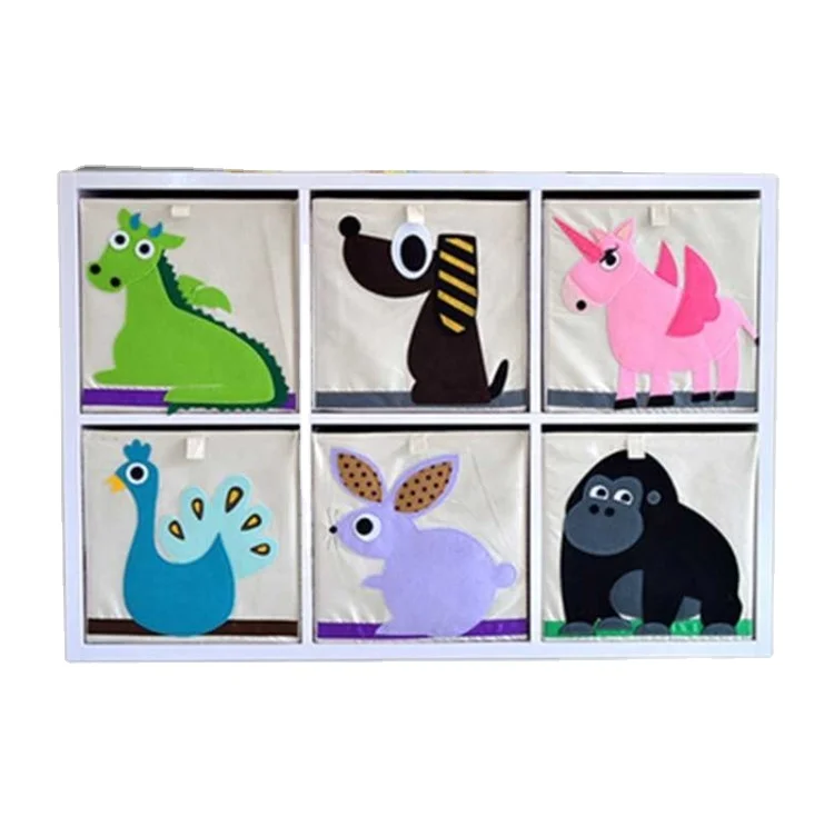 2019 новый современный простой мультяшный нетканый детский шкаф для хранения