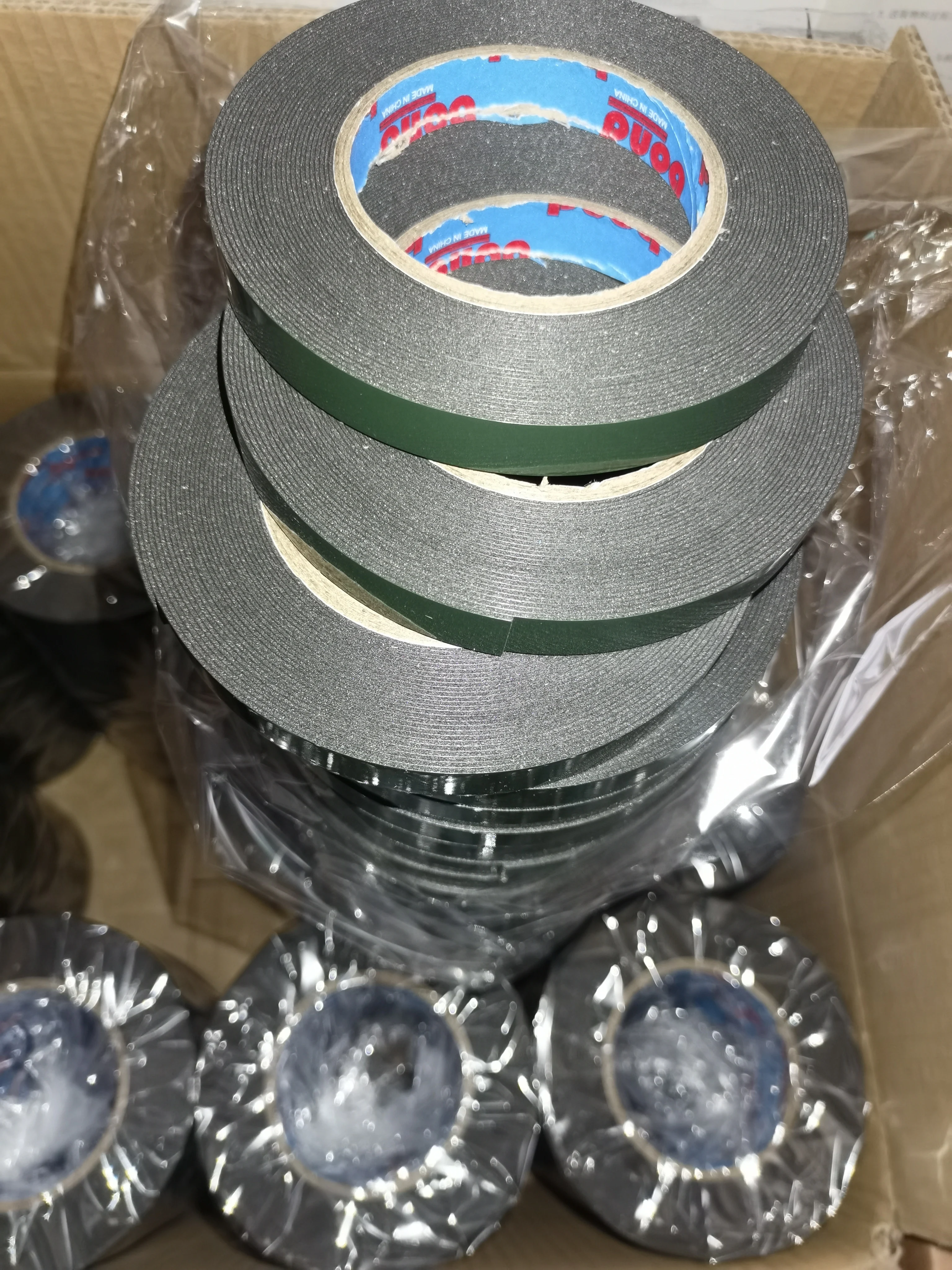 Double Sided PE Rubber Bag Sealing Pressure Sensitive double sided foam tape
