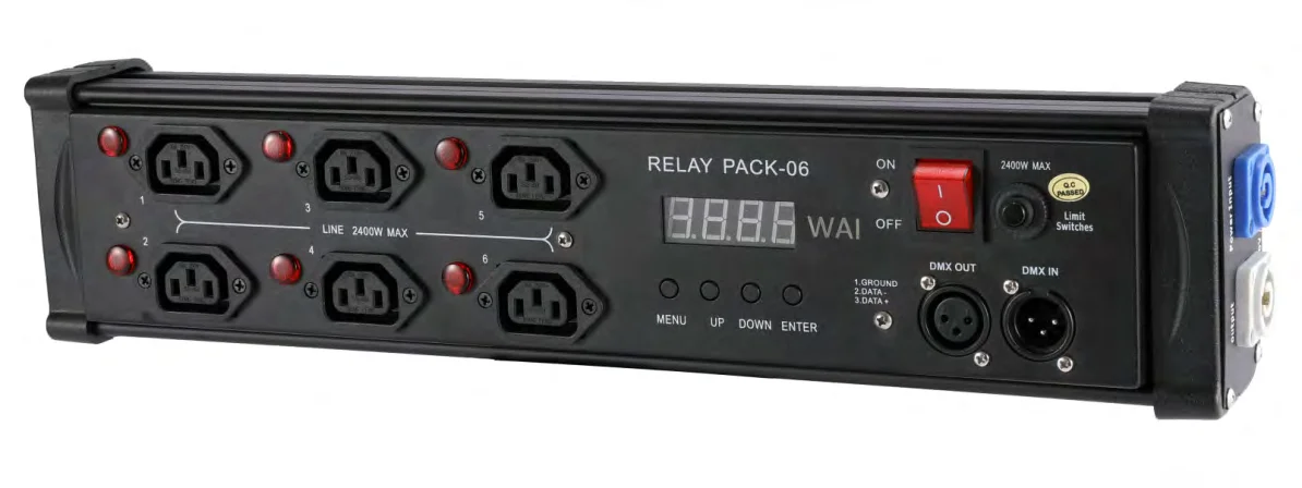 DMX Switch Pack 6 ways for Stage Lighting Audio