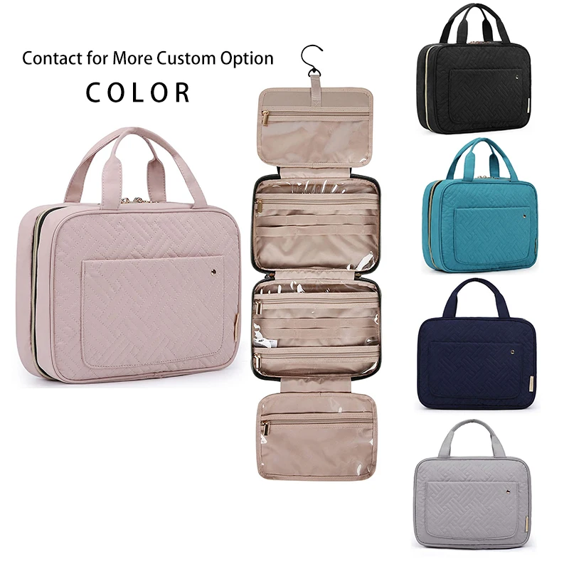luxury travel toiletries toiletry bag new fashion custom waterproof hanging toiletry bag makeup bag travel ladies  for women men