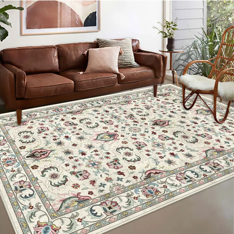 European Persian Vintage Carpet Soft Moroccan Carpet Bedroom Outdoor Hotel Wholesale Wool Carpet