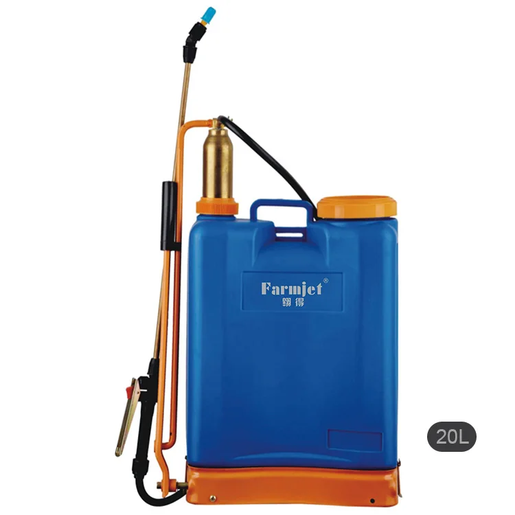 20L brass pump knapsack manual hand sprayer