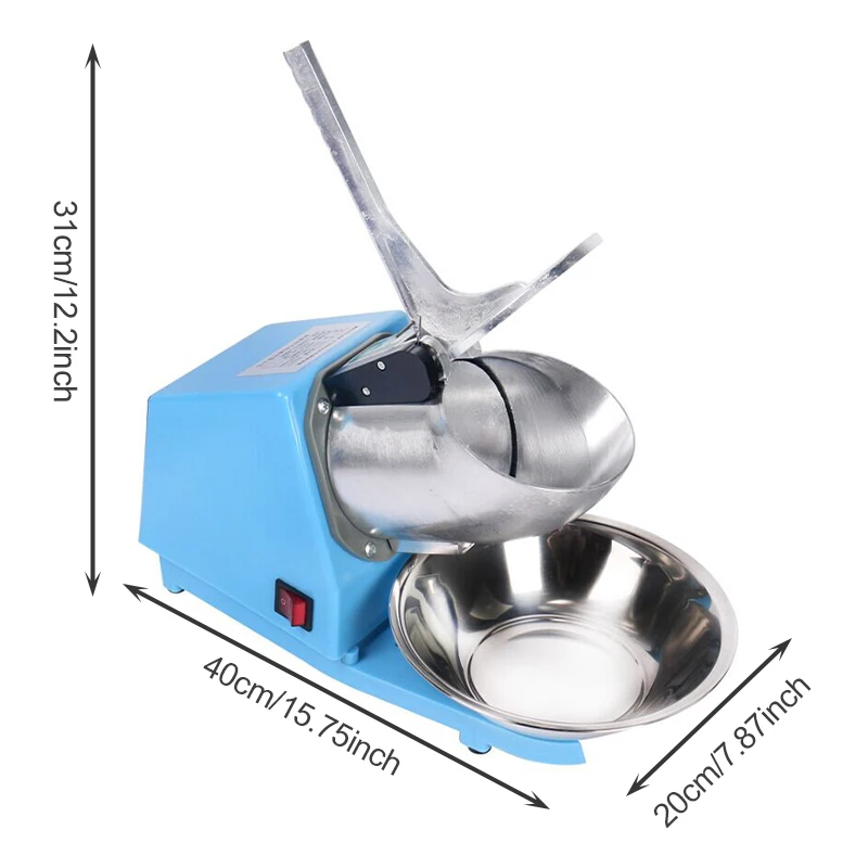 Modern Design Portable Ice Crusher Stainless Steel 430 Household Ice Crushers Shavers for Sale