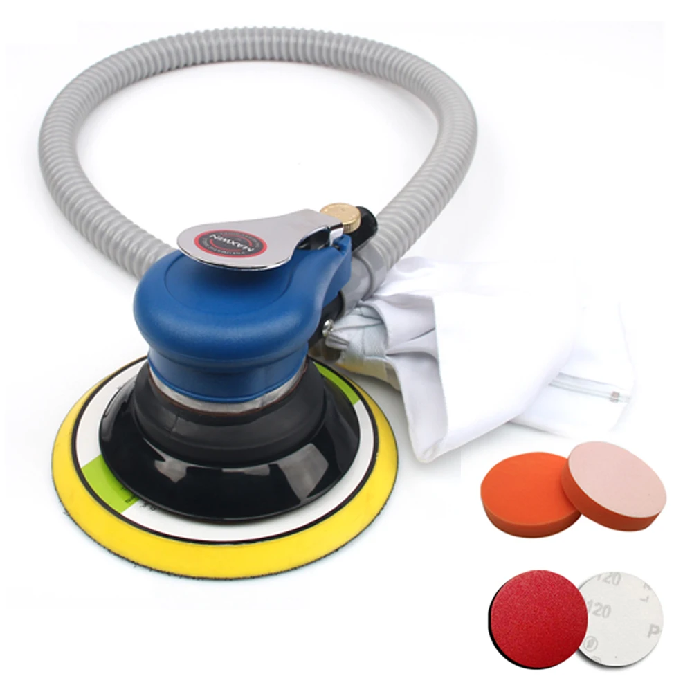 Pneumatic Tools 6 Inch Air Sander Random Hand Sanding Pneumatic For Grinding Operations