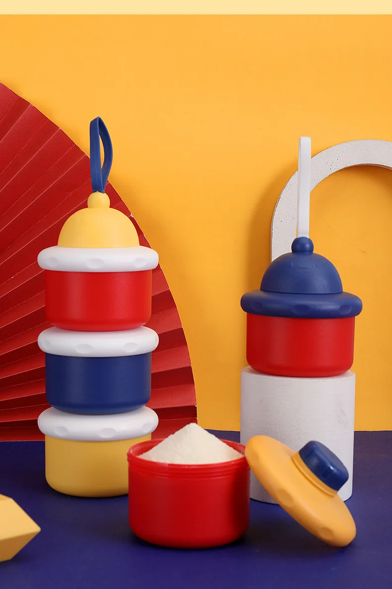 Hintcan new  baby products portable detachable sealed baby milk powder box outdoor products for baby