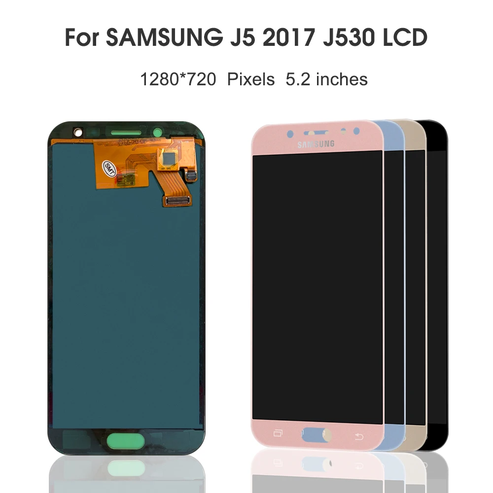 j530f LCD For Samsung Galaxy J5 2017 J530 J530F LCD Display Touch Screen Digitizer Assembly lcd for J5 Pro 2017 J5 Duos display
