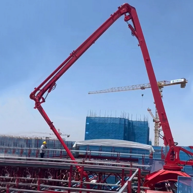 Hot Sale Mobile 13m -20m Small Trailer Concrete Sprayer Placing Boom Concrete Spreader  With China Factory Price