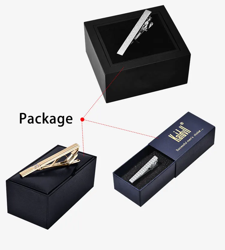 
Wholesale Men Suit Western Style Rose Gold Tie Bar Metal Brass Long Tie Clip for Men 