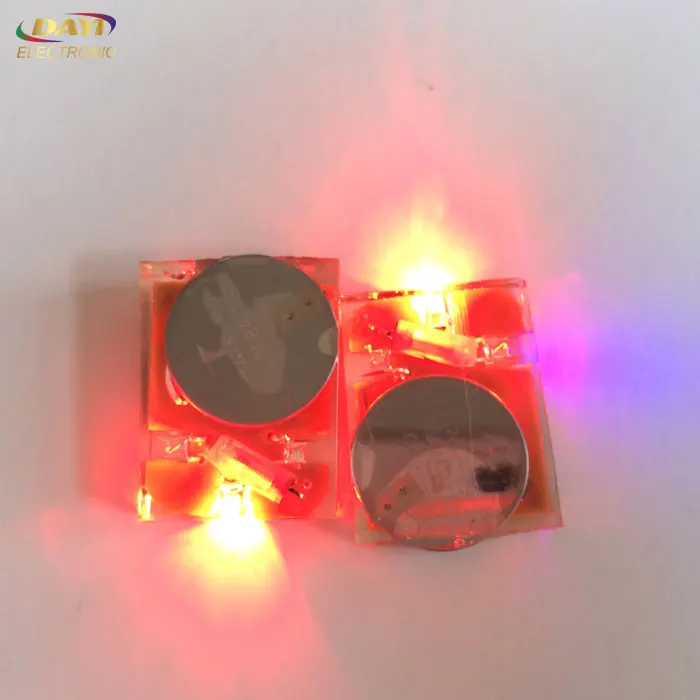Waterproof flashing led module light for toy shoes