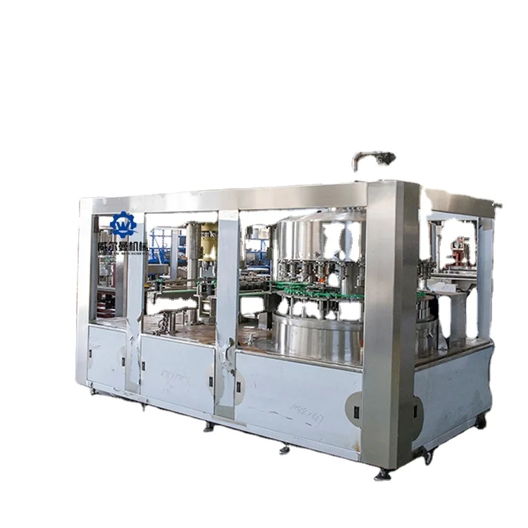 Commercial Aluminium Can Carbonated Beverage Making Filling Sealing Machine Sparkling Water Seaming Machine
