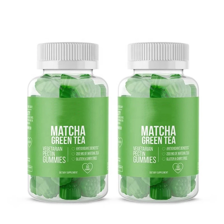 Wholesale Matcha Green Tea Gummies Supplement Matcha Gummies for Appetite Suppressant