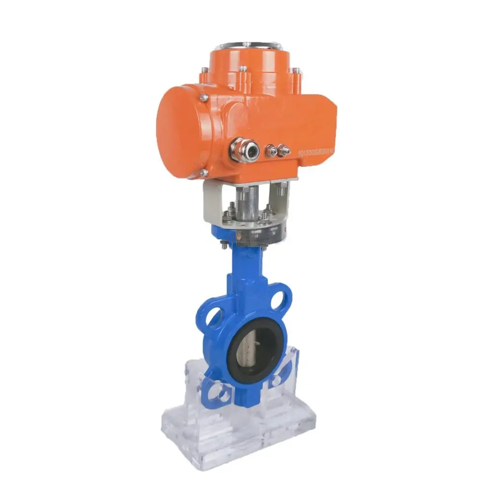 Super September valve butterfly dn 150 price list with mini electric actuator