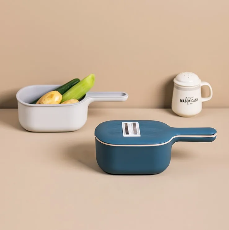 Пластиковая ручная терка для еды в упаковке, терка, ручные кухонные ломтики и кубики, Овощная Терка в упаковке, терка для сыра с контейнером