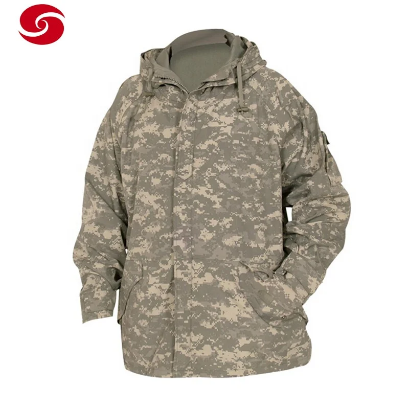 security guard uniform design China XinXing Marpat Camouflage ECWCS Water Resistant Parka Jacket