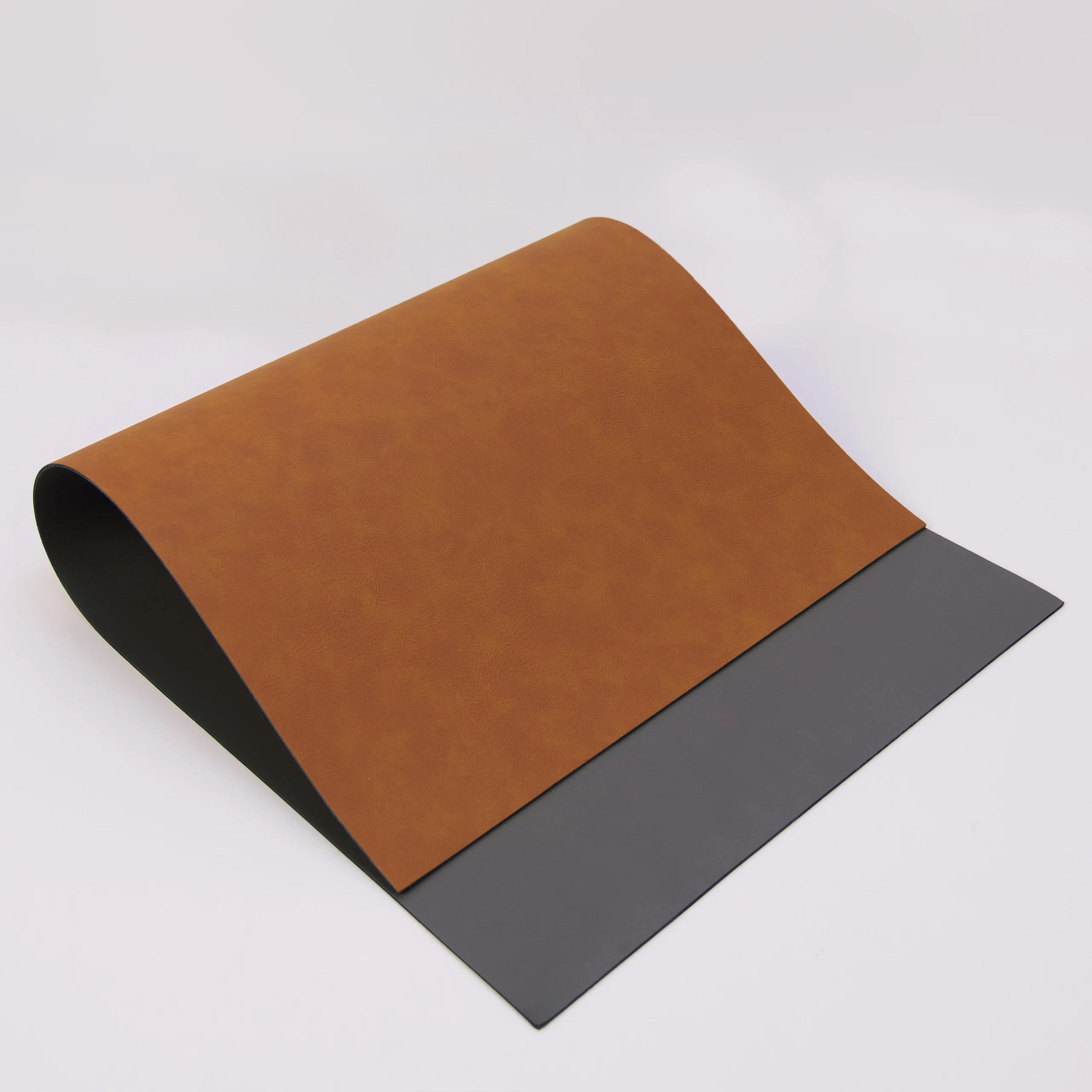 12x24 Inches Premium Leatherette Blank Brushed Bronze/Black Laserable Leatherette Sheets For Laser Engraving Without Adhesive