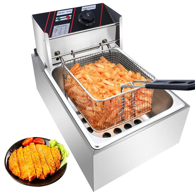 Factory price industrial electric fryer10L deep fryers with certificate popular selling