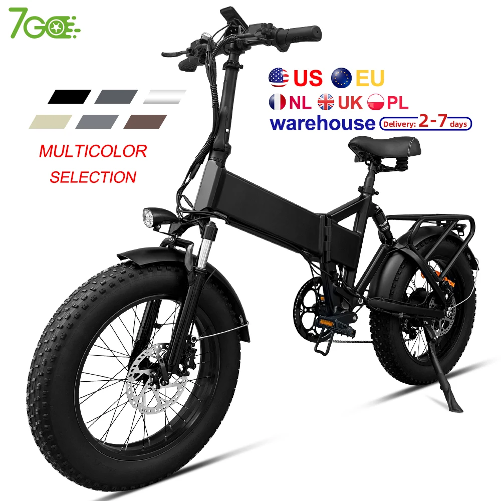 7Go EB3 Factory Sale foldable e-bike Folding 20-inch classic design Adults Folding Electric Bike dirt Ebike