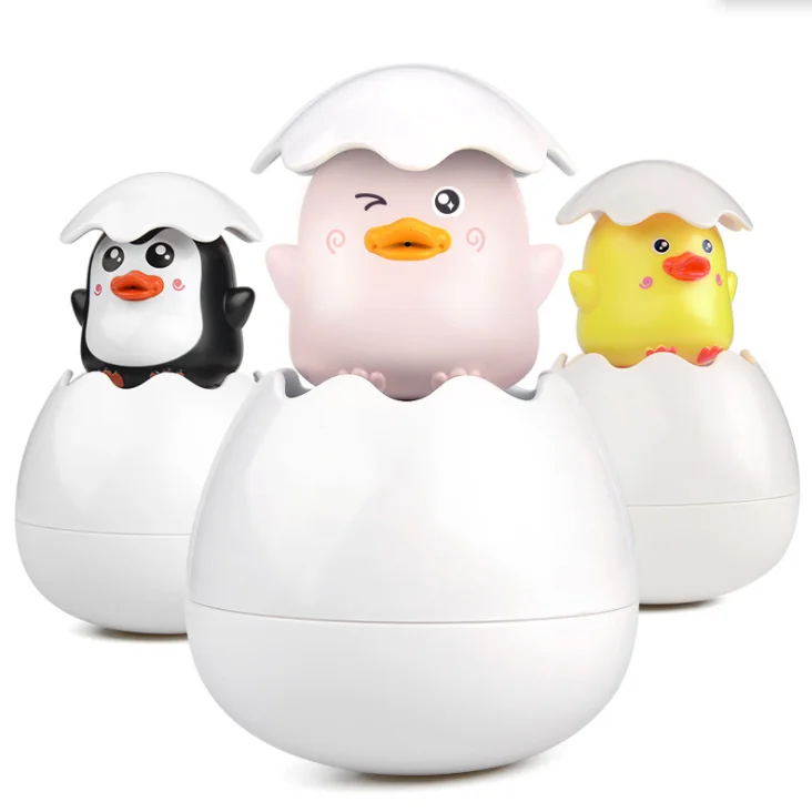 Water spray egg summer baby bath toys squirt toys