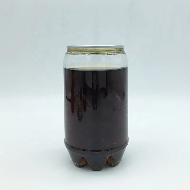 350ml clear  plastic bottle for drinks bubble tea packaging