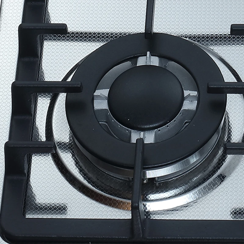 Built-in  LPG or NG 4 Gas Stove OEM Stainless Steel Silver Cooktop Gas Hob