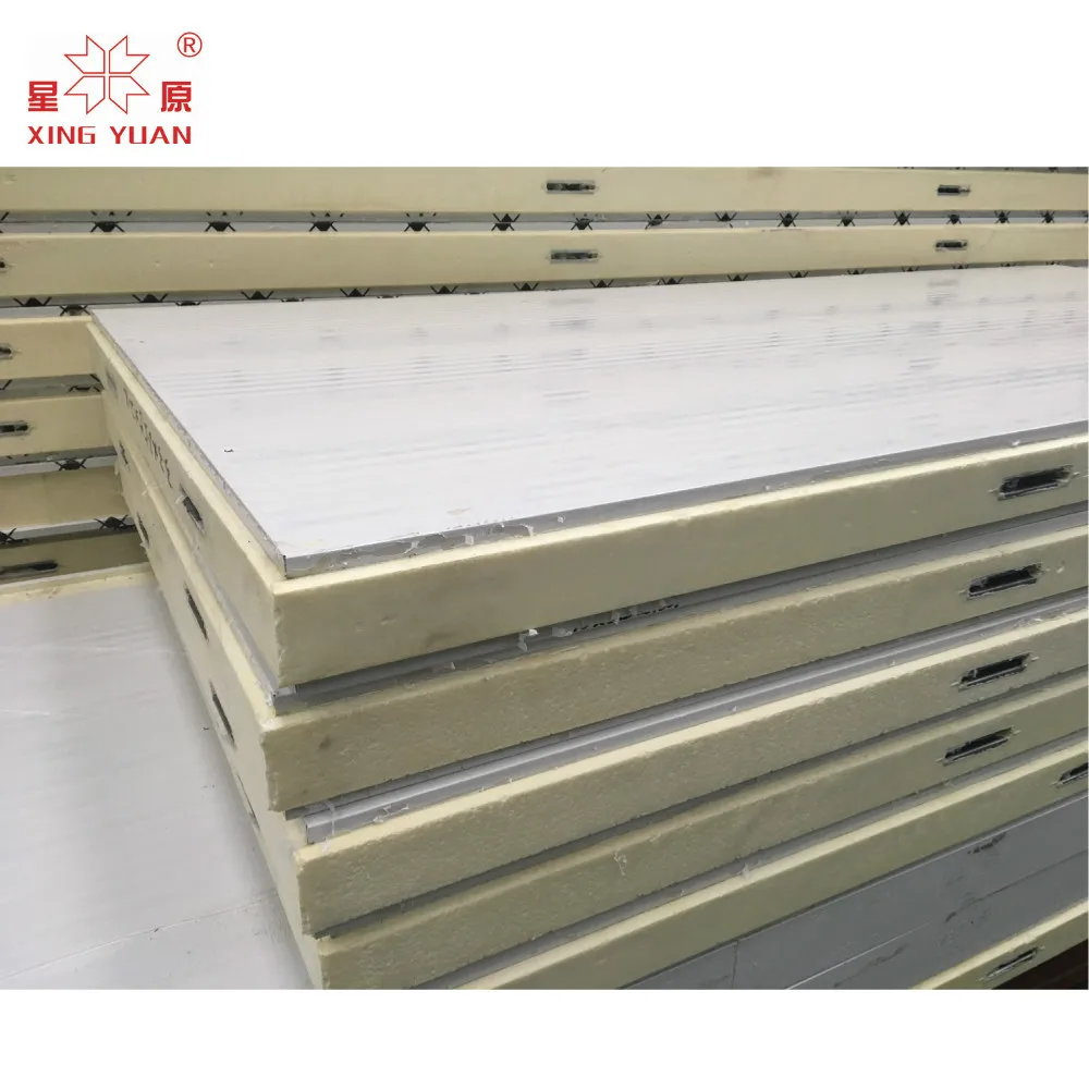 Tight Sealing Walk In Cooler Panels Cold Room Floor Panel Pu Wall Panel