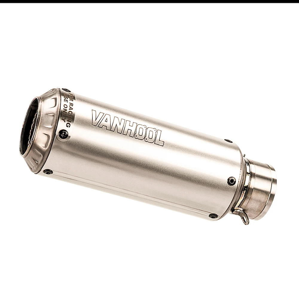 Titanium Carbon Fibre Motorcycle Universal Muffler Silencer