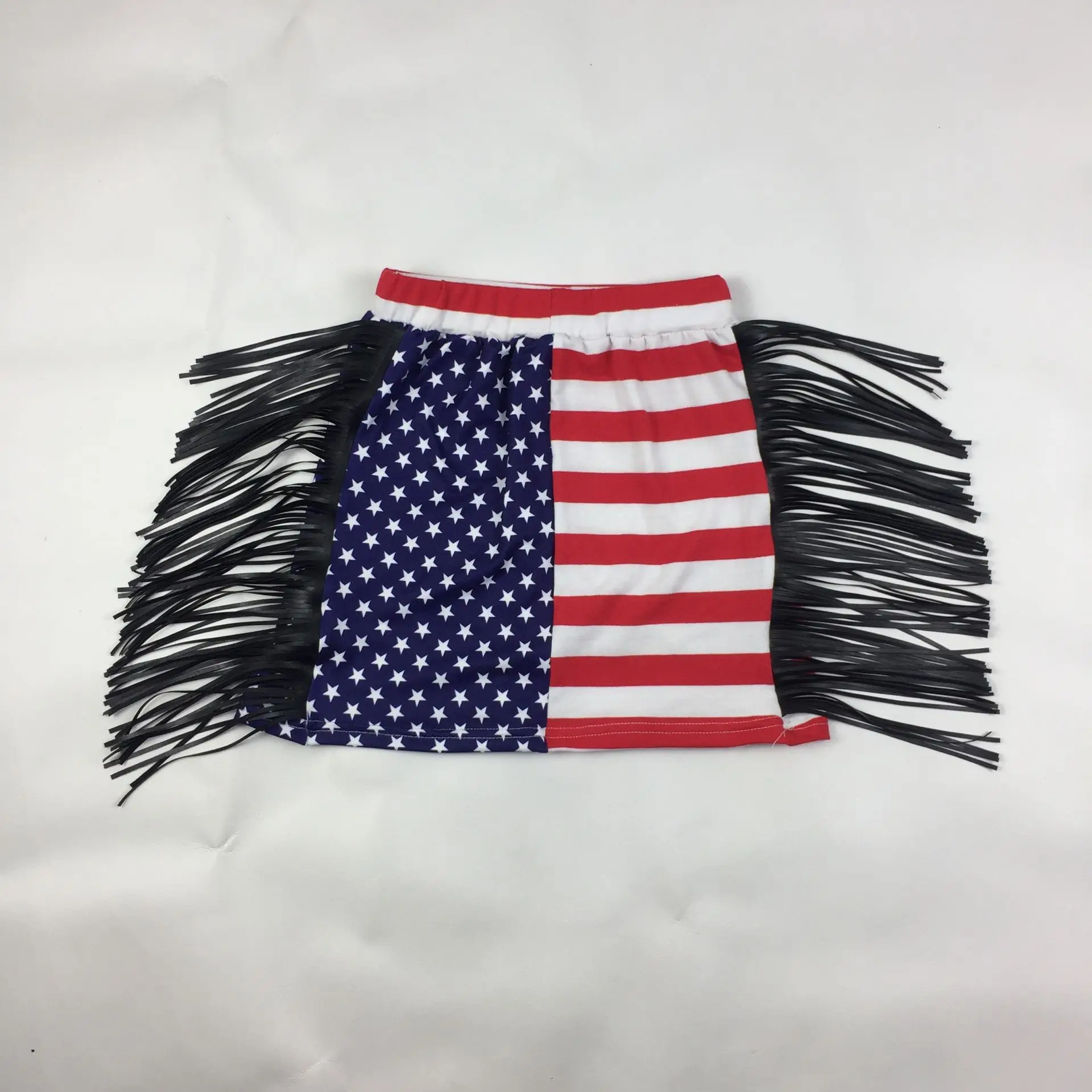  LZ2020 Wholesale New Kids Skirts Baby Girls Fringe For Summer cow printing Short skirts
